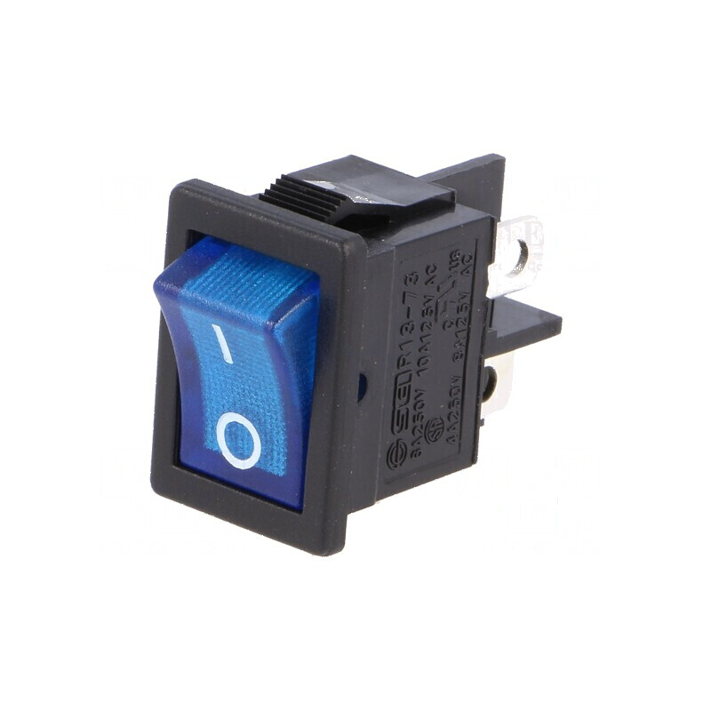 Rocker DPST ON-OFF 6A/250VAC cu lampă neon albastră | Electronic-mag.ro | Componente Electronice Rocker DPST ON-OFF 6A/250VAC cu lampă neon albastră | Electronic-mag.ro | Componente Electronice