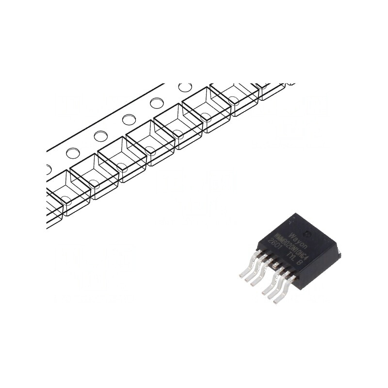 N-MOSFET unipolar TO263-7 Tranzistor | Electronic-mag.ro | Componente Electronice