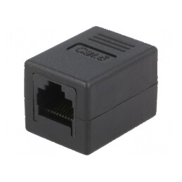 Adaptor soclu RJ45 Cat 6 8p8c neecranaţi x2 | Electronic-mag.ro | Componente Electronice