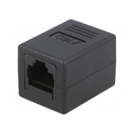 Adaptor soclu RJ45 Cat 6 8p8c neecranaţi x2 | Electronic-mag.ro | Componente Electronice