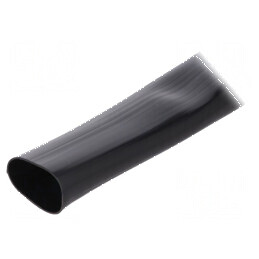 Manșon electroizolant PVC negru 22mm 10m -20÷125°C | Electronic-mag.ro | Componente Electronice
