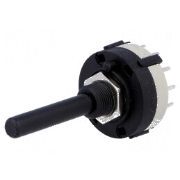 Comutator rotativ 12 poziții 0,3A/125VAC 1A/30VDC 30° -10÷60°C | Electronic-mag.ro | Componente Electronice