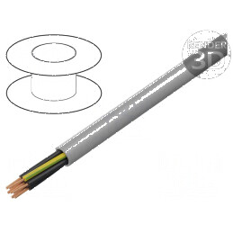 Cablu H05VV5-F ÖLFLEX® 140 neecranat 300V 500V gri | Electronic-mag.ro | Componente Electronice