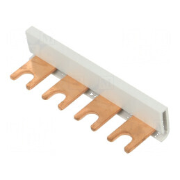 Bară colectoare 16mm² Poli 1 Unom 400V Tip Pieptene Nr Mod 4 | Electronic-mag.ro | Componente Electronice