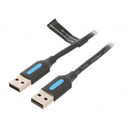 Cablu USB 2.0 A-A nichelat 1,5m PVC | Electronic-mag.ro | Componente Electronice