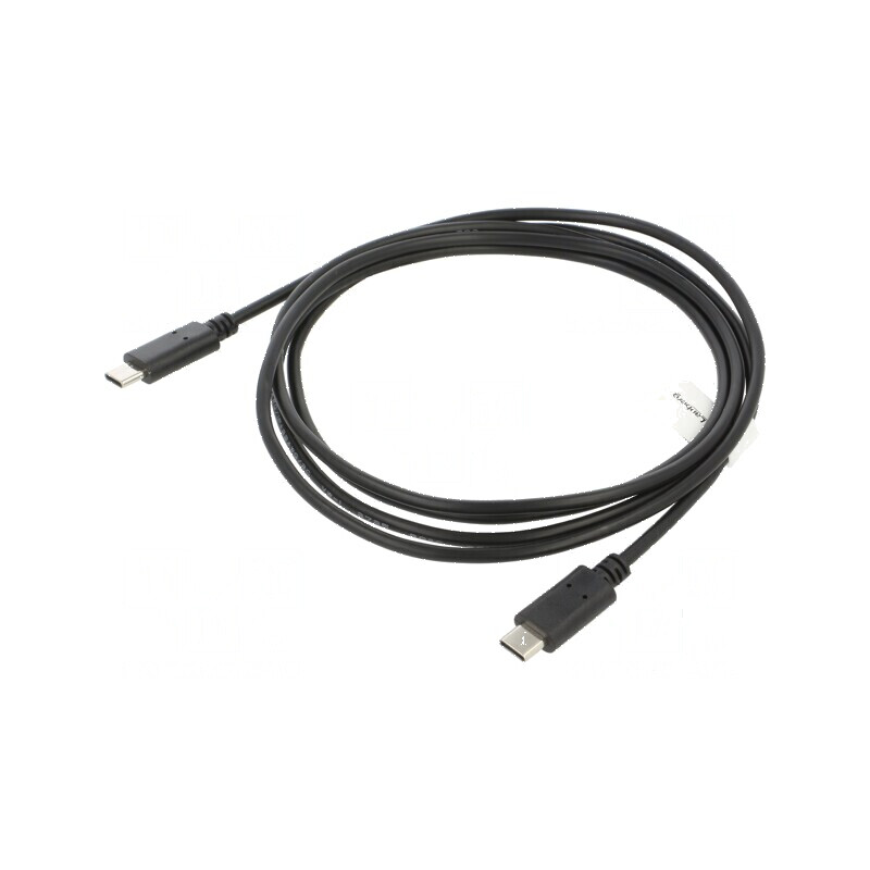 Cablu USB 2.0 USB-C 1.8m negru, mufă aurită | Electronic-mag.ro | Componente Electronice Cablu USB 2.0 USB-C 1.8m negru, mufă aurită | Electronic-mag.ro | Componente Electronice