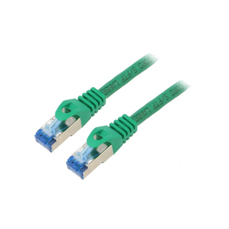 Cablul patch S/FTP 6a CCA LSZH verde 3m 26AWG | Electronic-mag.ro | Componente Electronice Cablul patch S/FTP 6a CCA LSZH verde 3m 26AWG | Electronic-mag.ro | Componente Electronice