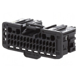 Conector automotive mufă tată Mini50 cablu PIN 34 negru | Electronic-mag.ro | Componente Electronice