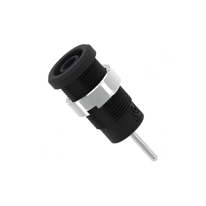 Conector banană 4mm soclu 36A 1kV negru nichelat | Electronic-mag.ro | Componente Electronice Conector banană 4mm soclu 36A 1kV negru nichelat | Electronic-mag.ro | Componente Electronice