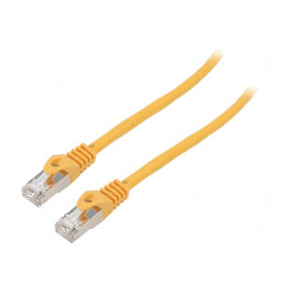 Patch cord S/FTP 6a CCA LSZH portocalie 3m 26AWG | Electronic-mag.ro | Componente Electronice