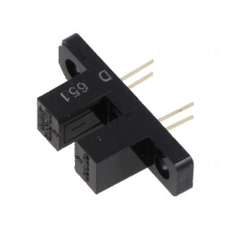 Senzor fotoelectric transmiţător-receptor PCB 30V cu slot | Electronic-mag.ro | Componente Electronice
