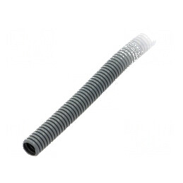 Tub de protecție poliamidă gri 12 mm -40÷120°C rolă | Electronic-mag.ro | Componente Electronice