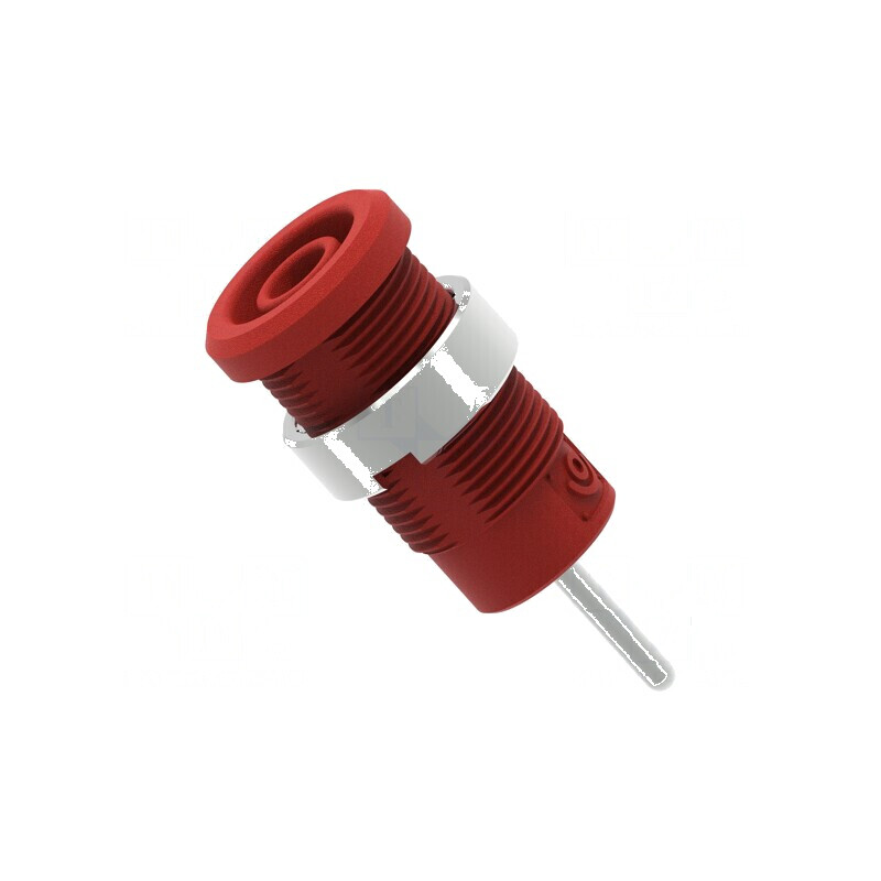 Conector banană 4mm soclu 36A 1kV roşu nichelat cu izolaţie | Electronic-mag.ro | Componente Electronice Conector banană 4mm soclu 36A 1kV roşu nichelat cu izolaţie | Electronic-mag.ro | Componente Electronice