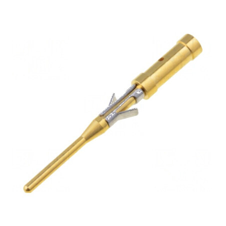 Pin tată alamă aurit 26AWG 22AWG crimpat | Electronic-mag.ro | Componente Electronice