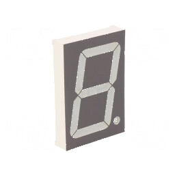 Afișaj LED 7 segmente 56,8mm 2,3 Nr.car: 1 roșie 30-60mcd | Electronic-mag.ro | Componente Electronice