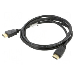 Cablu HDMI 1.4 1,8m negru PVC | Electronic-mag.ro | Componente Electronice