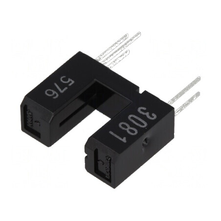 Senzor fotoelectric DARK-ON cu transmițător-receptor și slot | Electronic-mag.ro | Componente Electronice