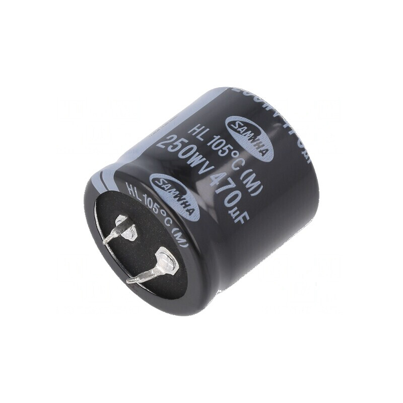 Condensator electrolitic SNAP-IN 470uF 250VDC Ø30x30mm ±20% | Electronic-mag.ro | Componente Electronice Condensator electrolitic SNAP-IN 470uF 250VDC Ø30x30mm ±20% | Electronic-mag.ro | Componente Electronice