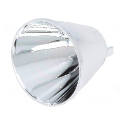 Reflector rotund metalic 6÷11° cu fixare adezivă, H: 15,3mm, Ø: 19mm | Electronic-mag.ro | Componente Electronice