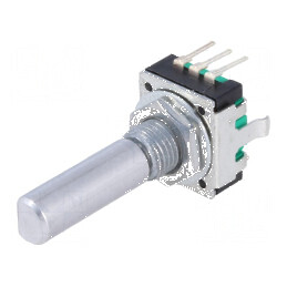 Codor incremental THT 24imp/rotaţie Poz: 24 5VDC 10mA 25mm | Electronic-mag.ro | Componente Electronice