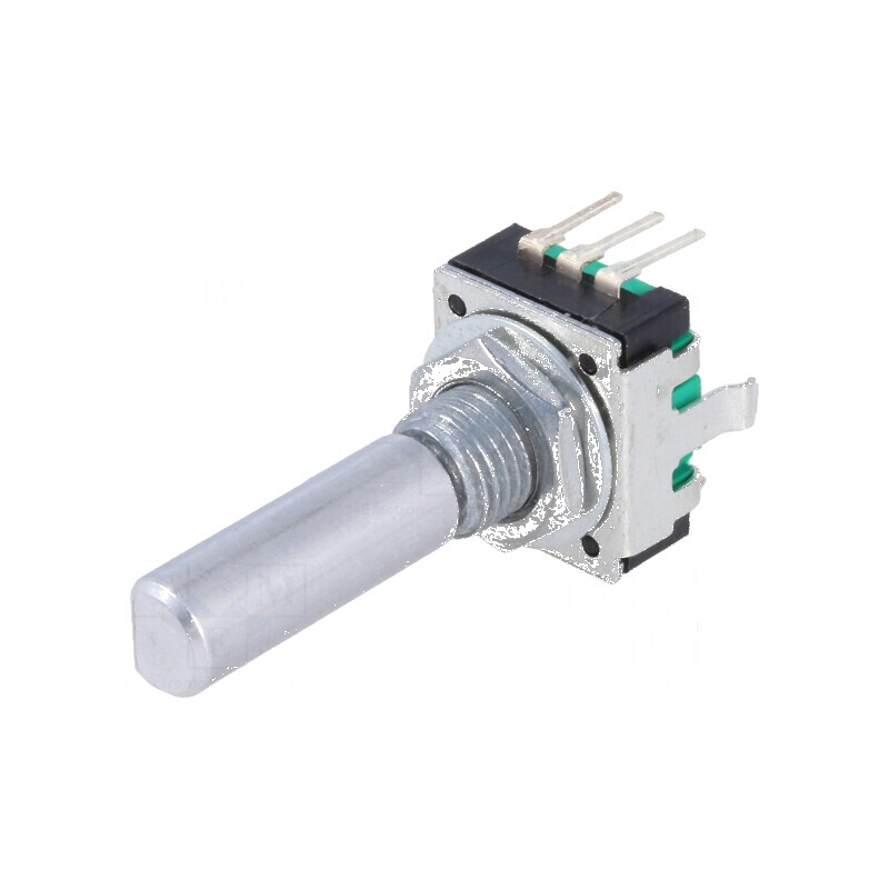 Codor incremental THT 24imp/rotaţie Poz: 24 5VDC 10mA 25mm | Electronic-mag.ro | Componente Electronice