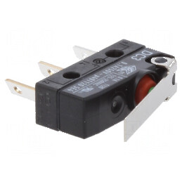 Microîntrerupător SNAP ACTION 0,1A 250VAC SPDT cu manetă | Electronic-mag.ro | Componente Electronice