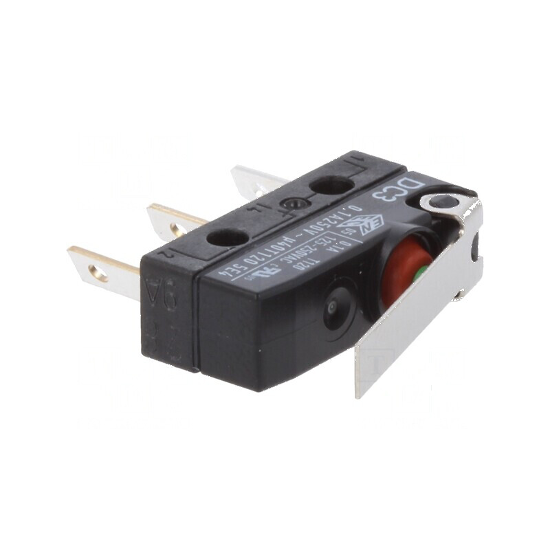 Microîntrerupător SNAP ACTION 0,1A 250VAC SPDT cu manetă | Electronic-mag.ro | Componente Electronice Microîntrerupător SNAP ACTION 0,1A 250VAC SPDT cu manetă | Electronic-mag.ro | Componente Electronice