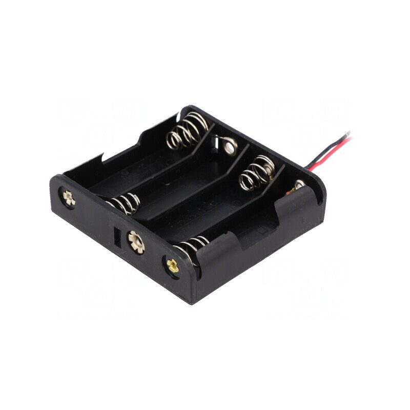 Suport baterii AA R6 cu 4 locuri și cabluri 150mm | Electronic-mag.ro | Componente Electronice Suport baterii AA R6 cu 4 locuri și cabluri 150mm | Electronic-mag.ro | Componente Electronice