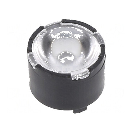 Lentilă LED rotundă transparentă PMMA 21-31° | Electronic-mag.ro | Componente Electronice