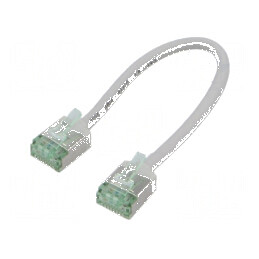 Cablaj U/FTP Cat 8.1 0,15m LSZH gri 32AWG | Electronic-mag.ro | Componente Electronice