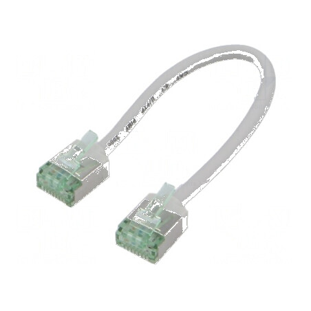 Cablaj U/FTP Cat 8.1 0,15m LSZH gri 32AWG | Electronic-mag.ro | Componente Electronice
