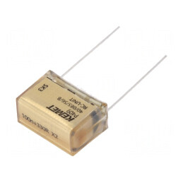 Condensator de hârtie X2 100nF 275VAC 20,3mm THT P409 | Electronic-mag.ro | Componente Electronice