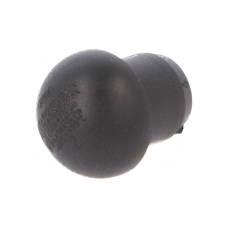Capac de protecţie PG11 elastomer negru HSK-V-Ex Filet PG | Electronic-mag.ro | Componente Electronice