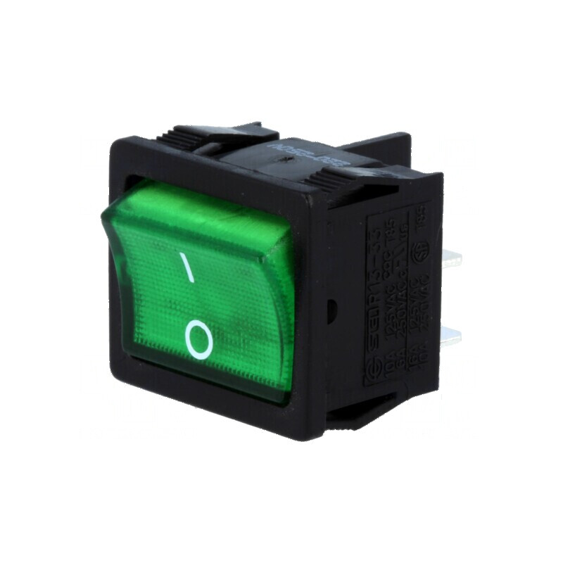 Rocker DPST 2 ON-OFF 6A/250VAC Verde cu Neon 250V | Electronic-mag.ro | Componente Electronice Rocker DPST 2 ON-OFF 6A/250VAC Verde cu Neon 250V | Electronic-mag.ro | Componente Electronice