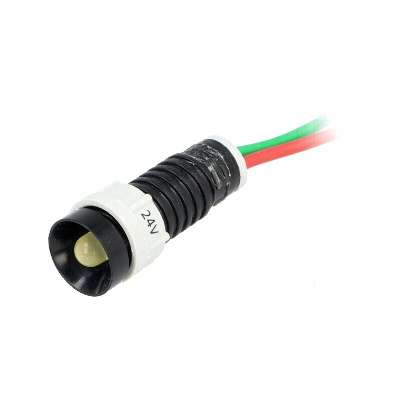 Lampă LED concav galbenă 24VDC 24VAC Ø11mm IP40 | Electronic-mag.ro | Componente Electronice Lampă LED concav galbenă 24VDC 24VAC Ø11mm IP40 | Electronic-mag.ro | Componente Electronice