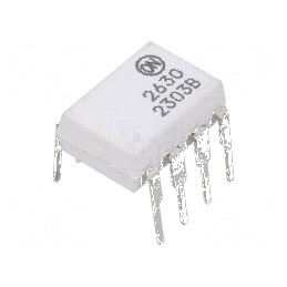 Optocuplor THT DIP8 5kV 10Mbps 10kV/μs Ch: 2 OUT: logice | Electronic-mag.ro | Componente Electronice