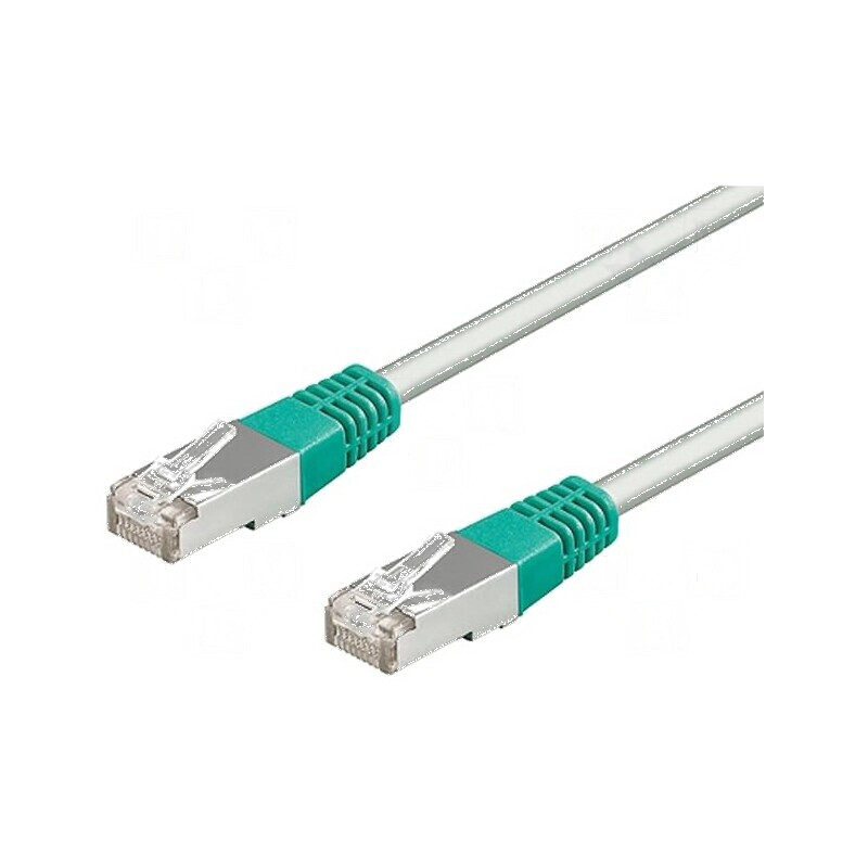 Cablul Patch S/FTP 6 litat LSZH gri 1m fără halogen | Electronic-mag.ro | Componente Electronice