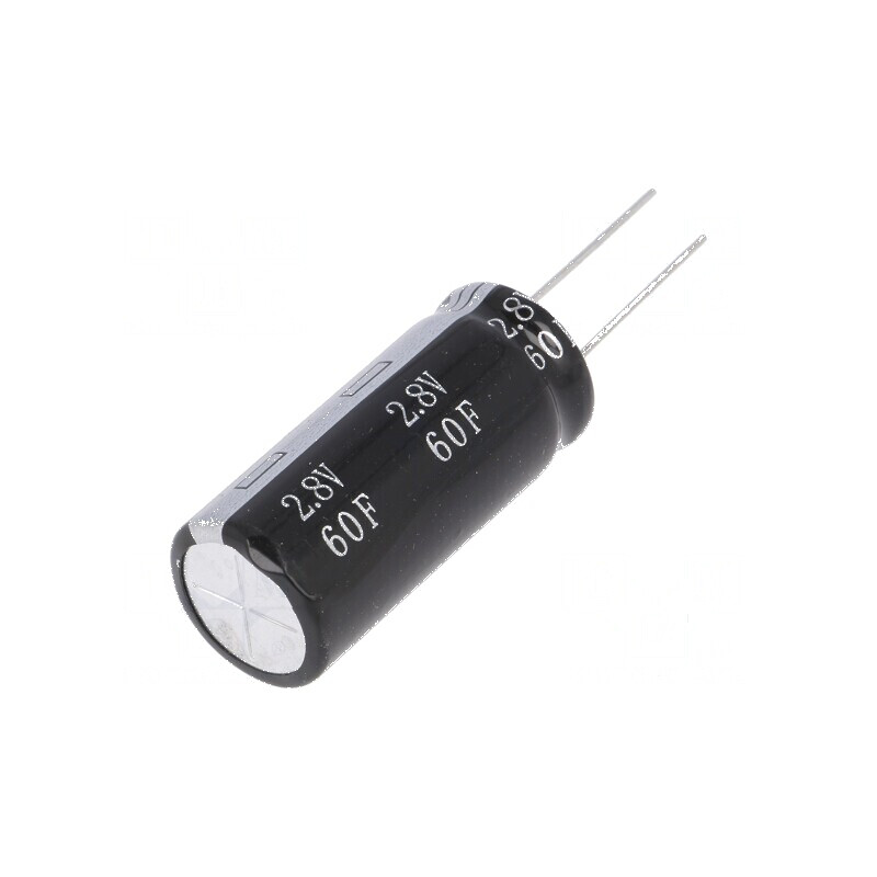 Supercondensator THT 60F 2.8V 15mΩ Ø18x41mm -40÷65°C | Electronic-mag.ro | Componente Electronice Supercondensator THT 60F 2.8V 15mΩ Ø18x41mm -40÷65°C | Electronic-mag.ro | Componente Electronice
