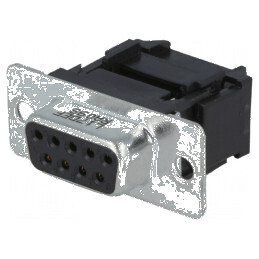 Mufă mamă D-Sub PIN 9 pentru cablu-bandă IDC 5A 250V 20mΩ DFR | Electronic-mag.ro | Componente Electronice