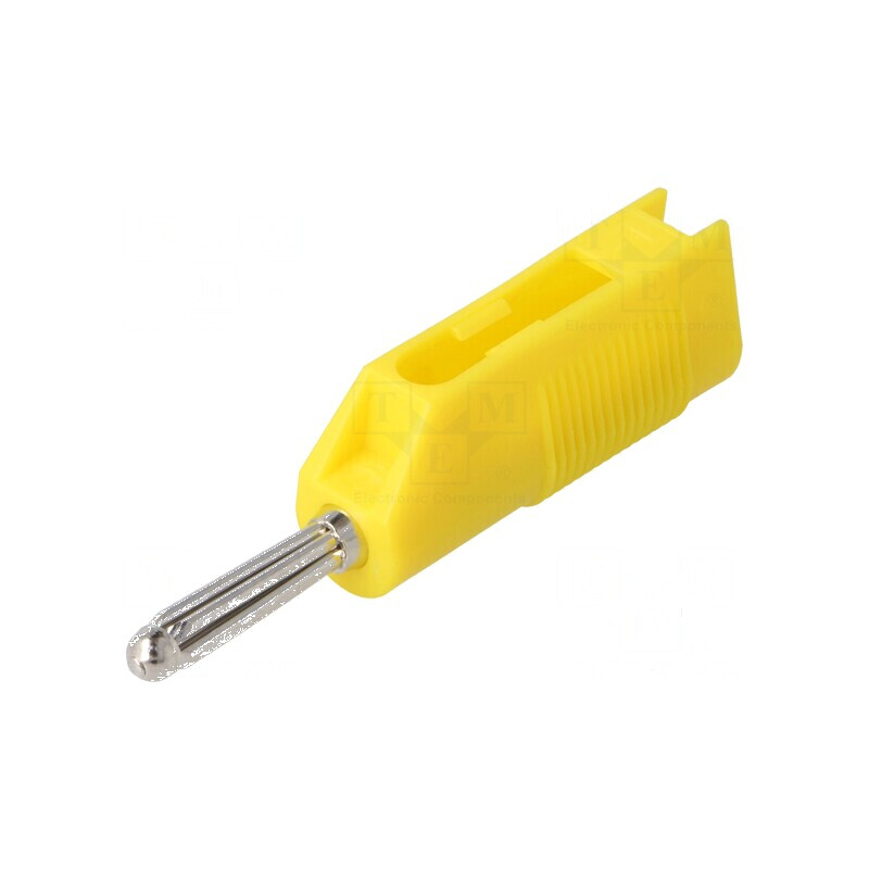 Conector banană 4mm 30A 33VAC 60VDC galben 2,5mm2 | Electronic-mag.ro | Componente Electronice Conector banană 4mm 30A 33VAC 60VDC galben 2,5mm2 | Electronic-mag.ro | Componente Electronice