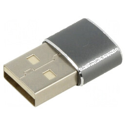 Adaptor OTG USB 2.0 A la USB C 480Mbps negru | Electronic-mag.ro | Componente Electronice