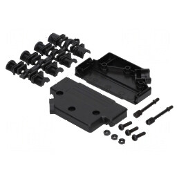 Carcasă pentru conectori D-Sub 37pin și D-Sub HD 62pin | Electronic-mag.ro | Componente Electronice