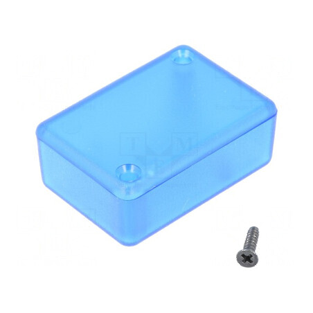 Carcasă universală ABS albastră 35mm x 50mm x 20mm 1551 | Electronic-mag.ro | Componente Electronice