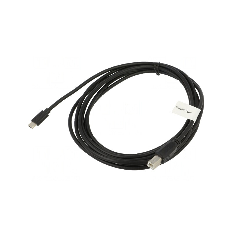Cablu USB 2.0 USB B la USB C 3m negru aurit Fire: Cu | Electronic-mag.ro | Componente Electronice Cablu USB 2.0 USB B la USB C 3m negru aurit Fire: Cu | Electronic-mag.ro | Componente Electronice