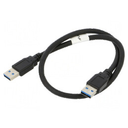 Cablu USB 3.0 A-A nichelat 0,5m PVC | Electronic-mag.ro | Componente Electronice