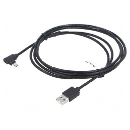 Cablu USB 2.0 A la micro B unghi aurit | Electronic-mag.ro | Componente Electronice