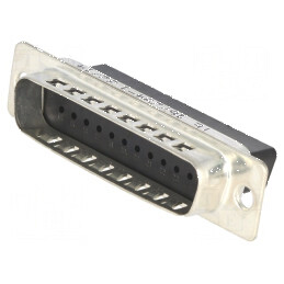 Conector D-Sub 25 pini tată pe cablu fără contacte 39mm | Electronic-mag.ro | Componente Electronice