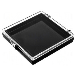 Container polistiren policarbonat 65x65x10mm individual | Electronic-mag.ro | Componente Electronice
