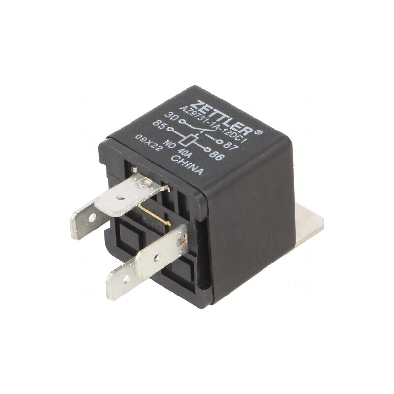 Releu electromagnetic SPST-NO 12VDC 40A AZ9731 680mW | Electronic-mag.ro | Componente Electronice