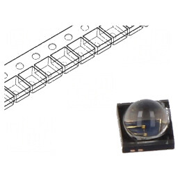 Emițător IR 860nm 1425mW 40° SMD 1000mA 2,8÷3,3V Transparent | Electronic-mag.ro | Componente Electronice